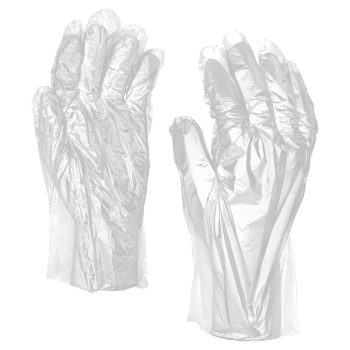 Egyszerhasználatos PE fólia kesztyű