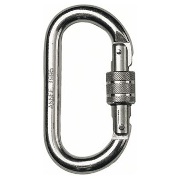   Karabíner Acél Miller, 17 mm nagyobb terheléshez (28 kN)- 1018961
