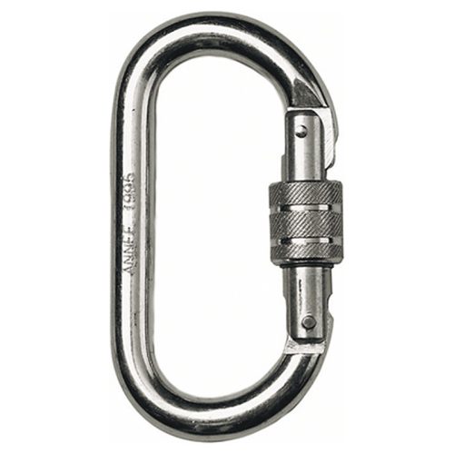 Karabíner Acél Miller, 17 mm nagyobb terheléshez (28 kN)- 1018961