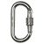 Karabíner Acél Miller, 17 mm nagyobb terheléshez (28 kN)- 1018961