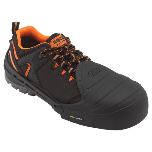 Acélkaplis látogatói cipővédő 