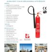 Gloria Co2  - szén-dioxiddal oltó tűzoltó készülék - GLORIA KS 5 ST