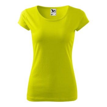 Női rövid ujjú póló, lime, 150 g/m²