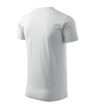 Férfi környakas póló, fehér, 160 g/m²