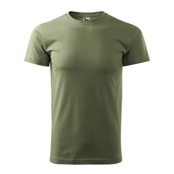 Férfi környakas póló, khaki, 160 g/m²