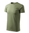 Férfi környakas póló, khaki, 160 g/m²