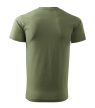 Férfi környakas póló, khaki, 160 g/m²