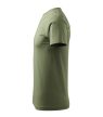 Férfi környakas póló, khaki, 160 g/m²