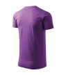Férfi környakas póló, lila, 160 g/m²