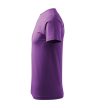Férfi környakas póló, lila, 160 g/m²