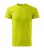 Férfi környakas póló, lime, 160 g/m²