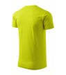 Férfi környakas póló, lime, 160 g/m²