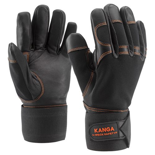 Rezgéscsillapító marha színbőr kesztyű-KANGA-09