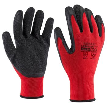   Poliészter szerelőkesztyű latex tenyérmártással-FIREANT