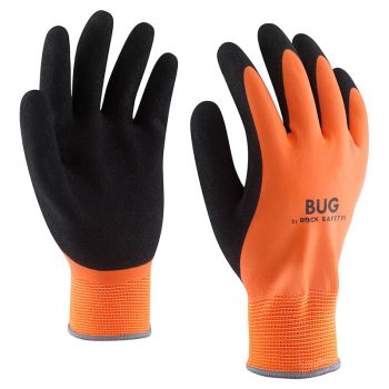 Duplán mártott latex-poliészter szerelőkesztyű-BUG